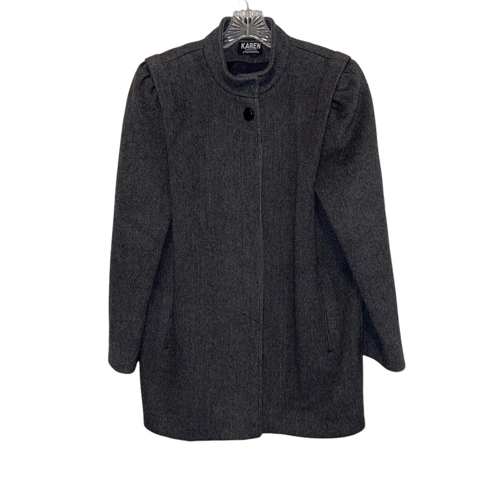 Karen Women Wool Cashmere Blend Jacket Size L